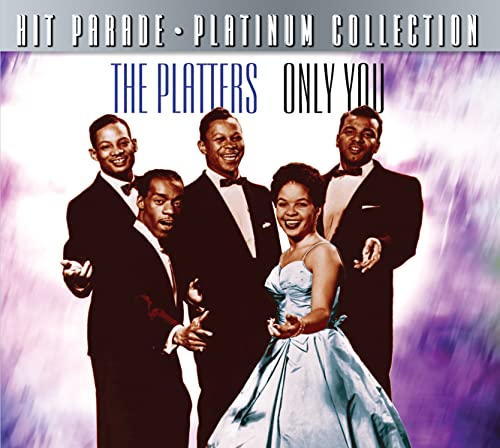 CD cover for The Platters’ Platinum Collection featuring the group portrait.