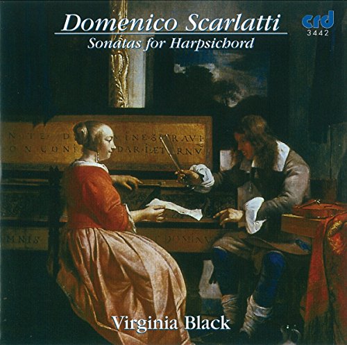 CD cover depicting a woman and man with a harpsichord.
