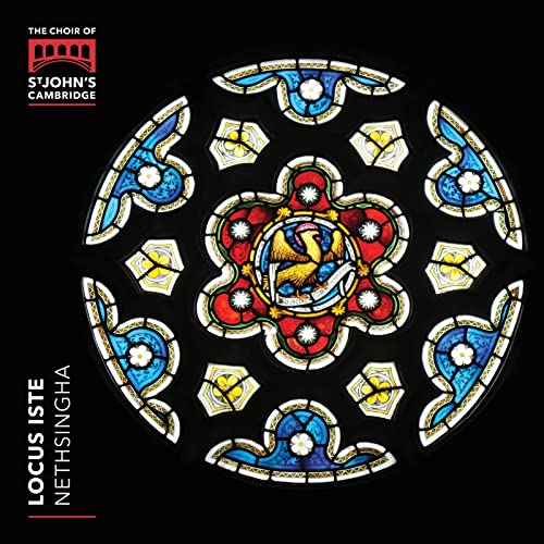 CD cover featuring a colorful, circular stained-glass window design.