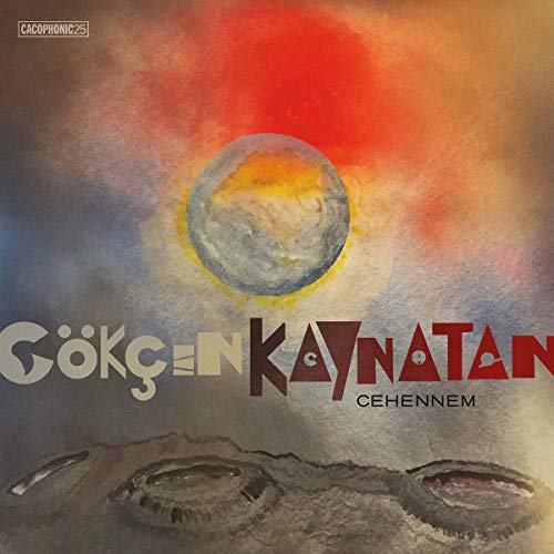 Vinyl record cover: abstract red and grey design with text "Gokcen Kaynatan".