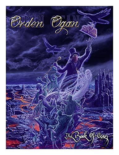 Album cover for Orden Ogan’s “The Book Of Ogan” with fantasy art.