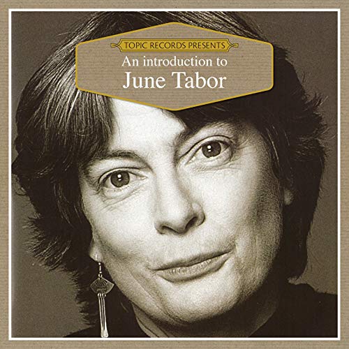 CD cover featuring a close-up portrait of singer June Tabor.