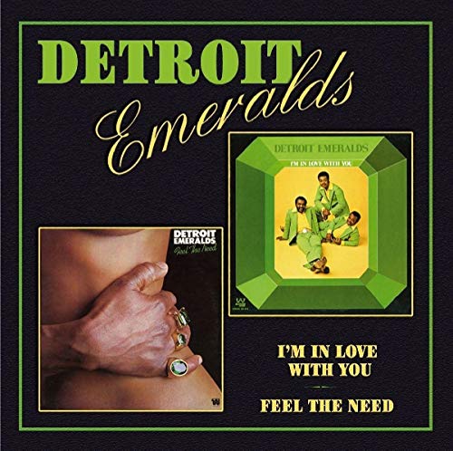 CD cover for The Detroit Emeralds’ “I’m In Love With You” featuring the band.