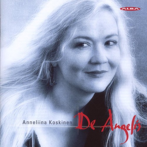 CD cover featuring a portrait of blonde woman, Anneliina Koskinen.