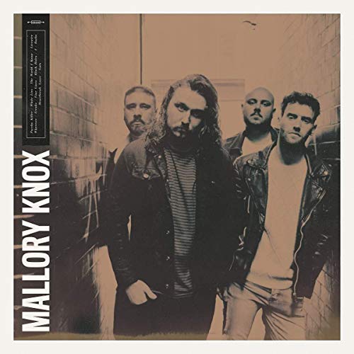 Mallory Knox album cover: four men in dark clothing against a brick wall.