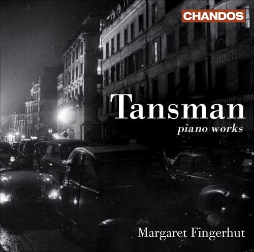 CD cover: Black and white street scene with “Tansman” text.