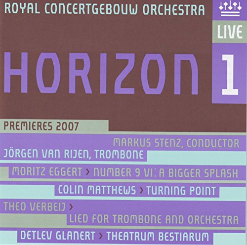 CD cover for Royal Concertgebouw Orchestra’s “Horizon 1” live recording, 2007.