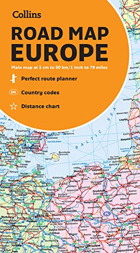 Collins Map of Europe