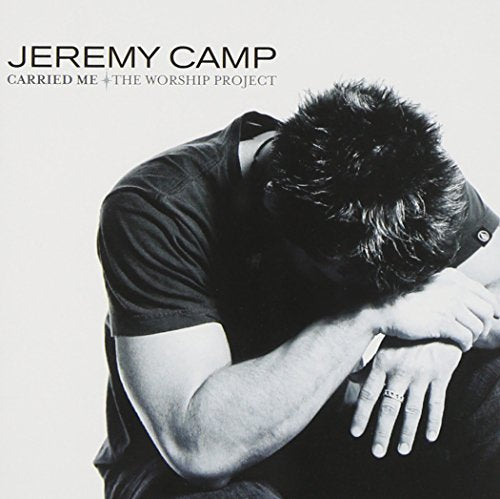 Black and white album cover featuring Jeremy Camp with head in hands.