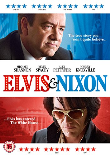 Movie poster for "Elvis & Nixon" starring Michael Shannon and Kevin Spacey.
