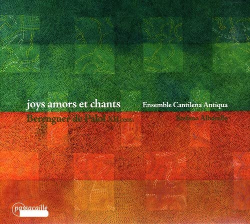 CD cover with green and red textured background, text, and logos.