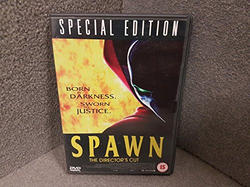 Spawn: The Director's Cut DVD cover featuring the character Spawn against a fiery background.