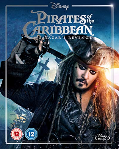 Blu-ray cover art featuring Captain Jack Sparrow holding a sword against a dark background.