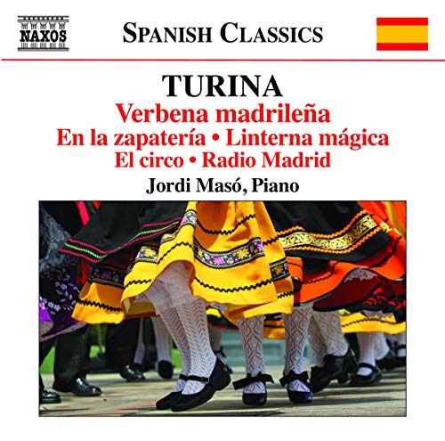 CD cover for Jordi Maso’s Turina piano music, featuring dancers.