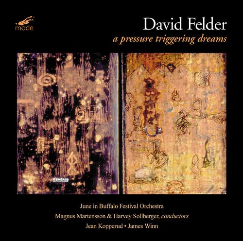 CD cover with abstract, textured brown and black artwork and text.