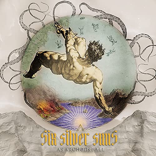 Album cover: falling figure within a circular, ornate, celestial design.