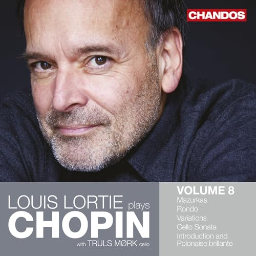 CD cover featuring pianist Louis Lortie’s portrait and tracklist details.