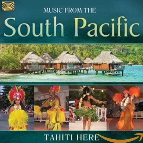 CD cover for āTahiti Hereā featuring tropical scenes and dancers.