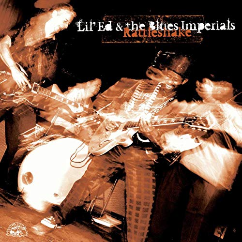 CD cover for Lil' Ed & The Blues Imperials' "Rattleshake," featuring musicians.