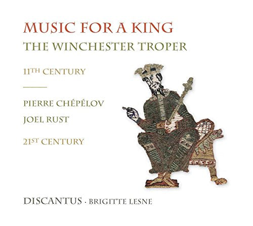 CD cover featuring a mosaic-style illustration of a crowned, seated king.