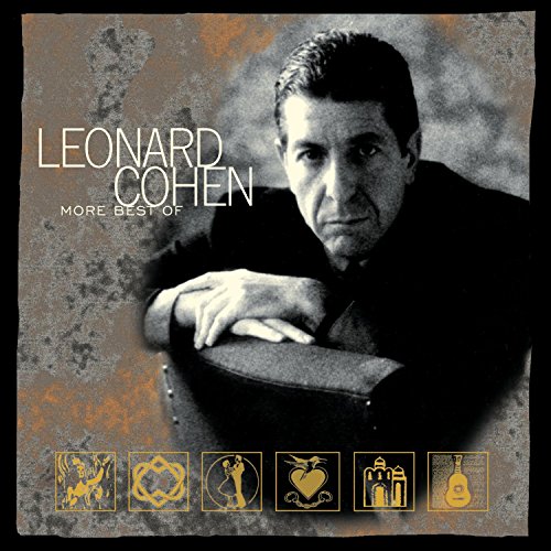 Leonard Cohen album cover: portrait of the singer in sepia tones.
