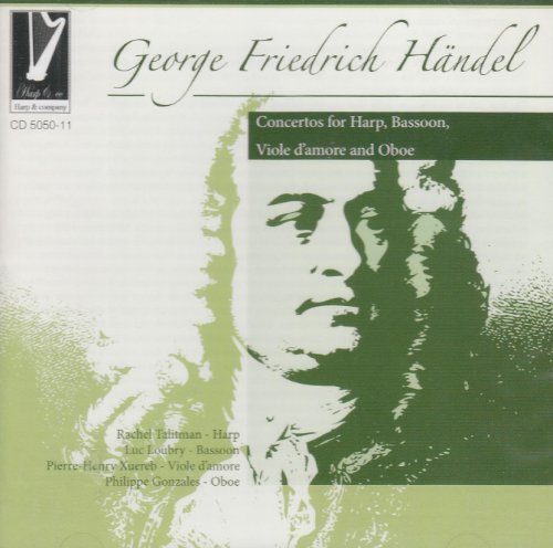 CD cover featuring a portrait of George Friedrich Händel and text listing the performers.