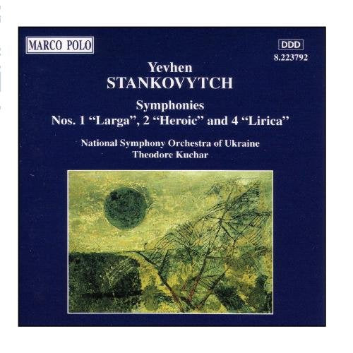 CD cover for Stankovytch symphonies with abstract green and black artwork.