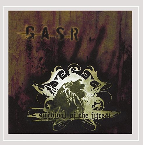 CD cover for Gasr’s “Survival of the Fittest” featuring a lion.