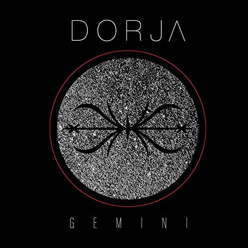 Dorja album cover, “Gemini,” featuring a speckled circle with a dark symbol.