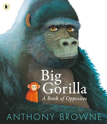 Book cover featuring a large gorilla and a small orange monkey.