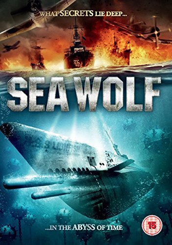 DVD cover for “Sea Wolf” depicting a submarine and naval battle.