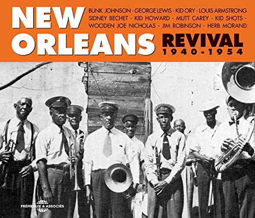 CD cover featuring a black and white photo of a New Orleans jazz band.