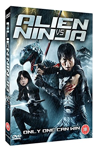 DVD cover for "Alien Vs Ninja" featuring a ninja and alien warrior.