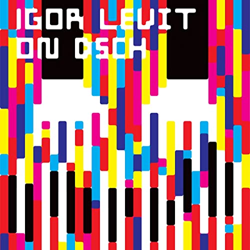 Igor Levit album cover: abstract colorful rectangles resembling piano keys.