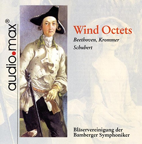 CD cover featuring a man in 18th-century clothing and text “Wind Octets”.