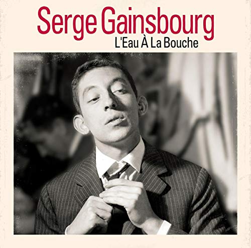 Serge Gainsbourg album cover: a portrait of a man adjusting his tie.