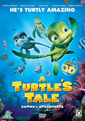 DVD cover for “A Turtle’s Tale: Sammy’s Adventure” featuring animated turtles.