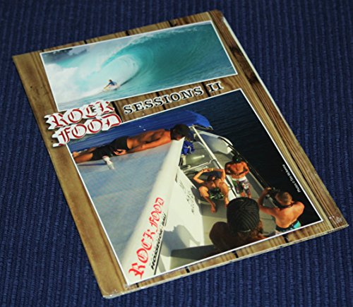 DVD cover for "Rock Food Sessions 2" featuring surfers and a boat.