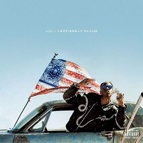 Joey Bada$$ album cover with artist leaning out of a car.