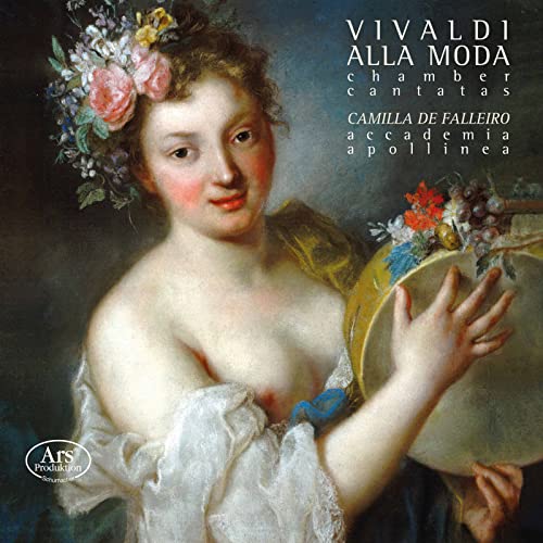 CD cover: portrait of a woman with flowers and fruit.