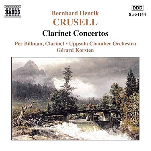 CD cover for Crusell’s Clarinet Concertos with a landscape painting.