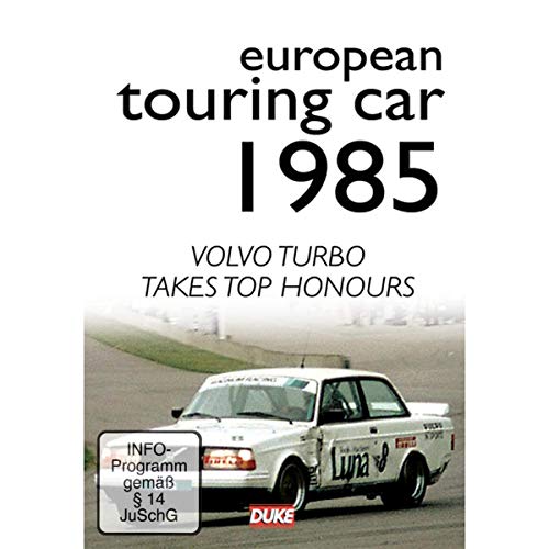 DVD cover for "European Touring Car Championship 1985" featuring a white Volvo.