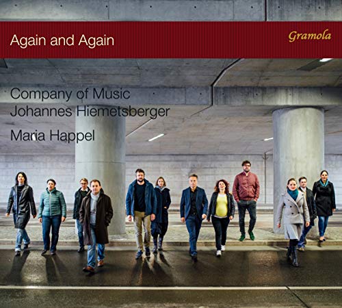 CD cover: group of people walking under a concrete structure.