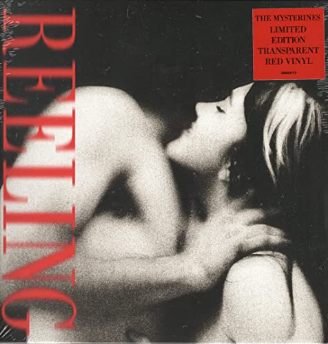 Vinyl record cover for The Mysterines’ “Reeling” featuring a close-up portrait.