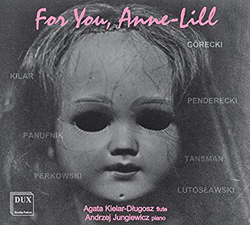 CD cover: Portrait of a doll with names of composers overlaid.