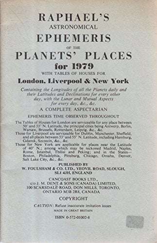 Raphael's Astronomical Ephemeris of the Planets' Places
