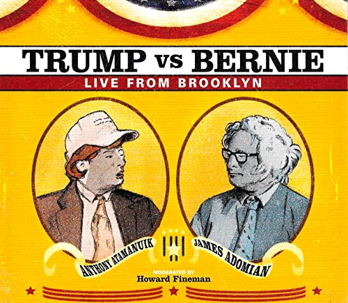 CD cover featuring caricatures of Donald Trump and Bernie Sanders.