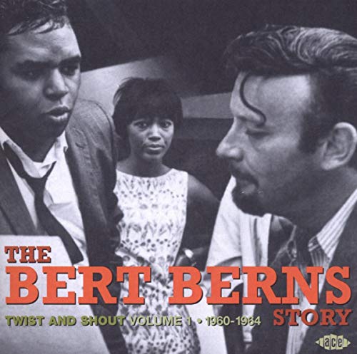 CD cover featuring three people and red text: "The Bert Burns Story.