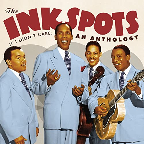 CD cover featuring The Ink Spots, a quartet of formally dressed singers.