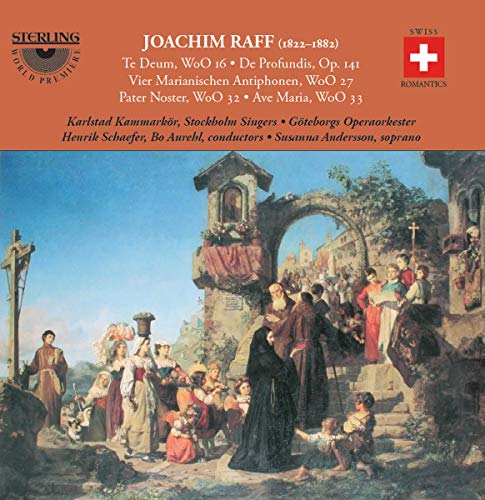 CD cover for Joachim Raff choral works with a religious painting.